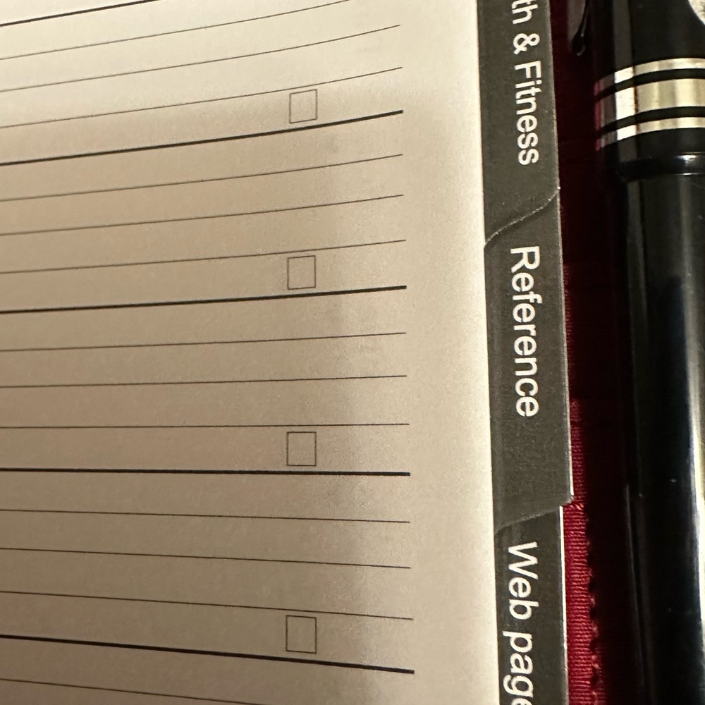 MUNDEX Wallet & 6 Ring Daily Planner Organizer Tabbed by Mundi nwot - Picture 5 of 11